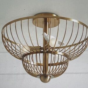 Anthropologie Twiggy Flush Mount Chandelier